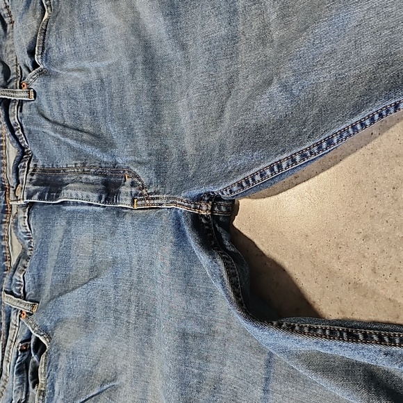 Levi's 502 Relaxed Fit 46x32 Denim Jeans - Classic Blue - Picture 5 of 8